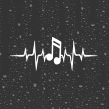 16th Note Music Decal – Glitter Vinyl Sticker for Car, Laptop, or Instrument Case