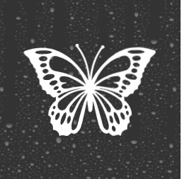 Butterfly Car Window Decal – Waterproof Vinyl Sticker for Laptop, Car, or Tumbler