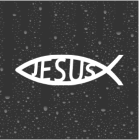Fisher of Men Decal – Christian Vinyl Sticker for Car, Tackle Box, or Water Bottle