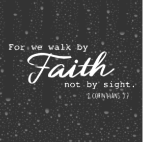 For We Walk by Faith Not by Sight Decal – Glitter Vinyl Scripture Sticker for Car, Laptop, or Tumbler
