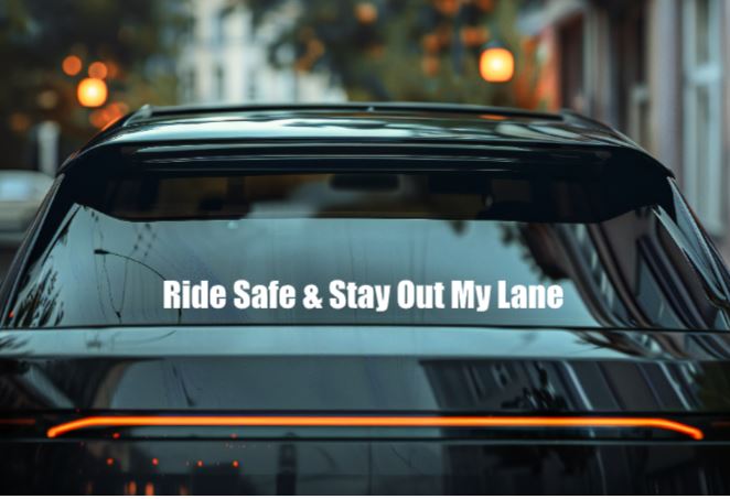Ride Safe & Stay Out My Lane